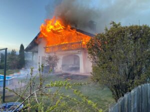 Wohnhausbrand in Villach